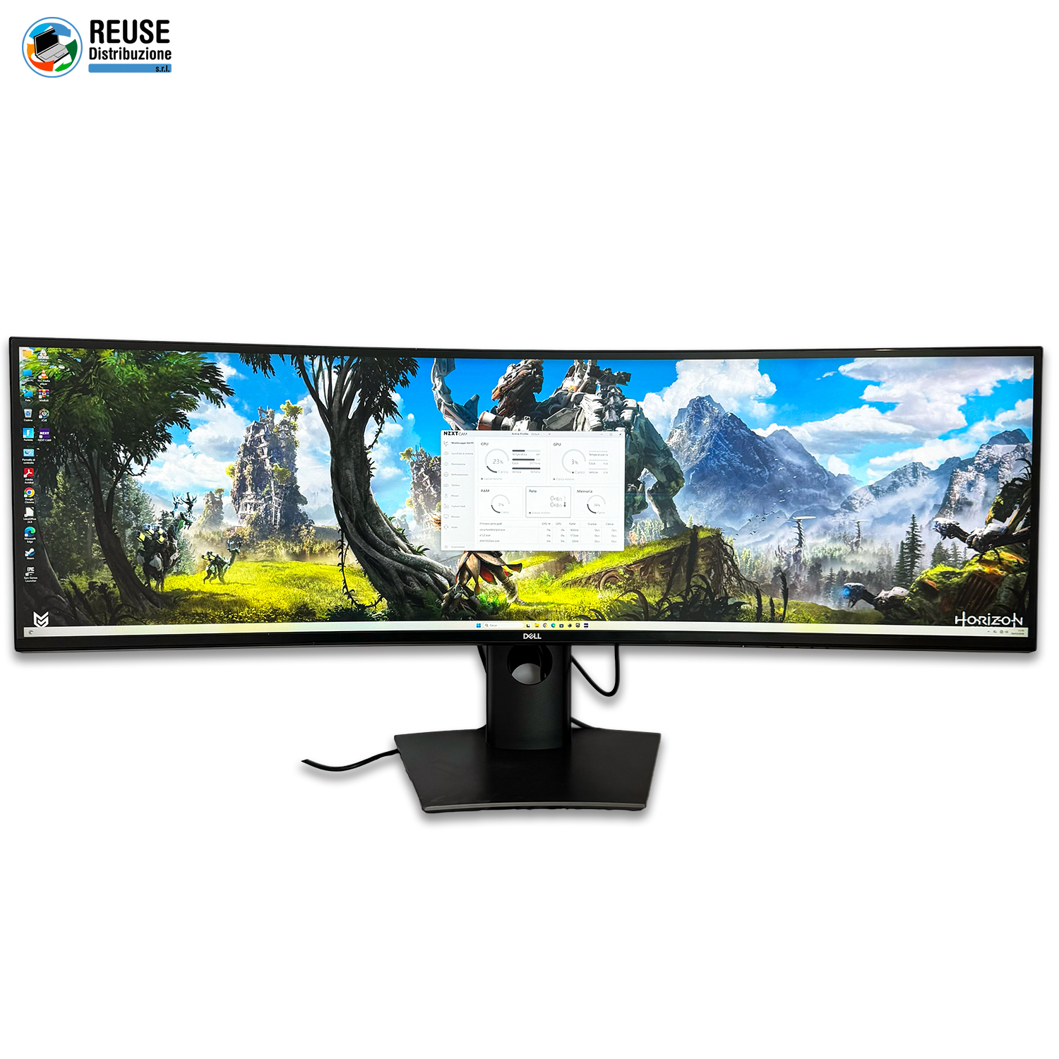 Monitor, DELL UltraSharp U4919DW, 49″, 32:9, 5120 x 1440, 2x HDMI, 1x DP, M40A